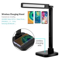 Wireless Phone charging LED Desk lamp Touch control USB Charging reading light