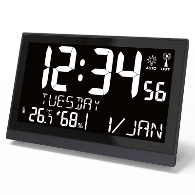 Digital Color LCD Display Weather Station with Alarm, Indoor  Temperature and Humidity