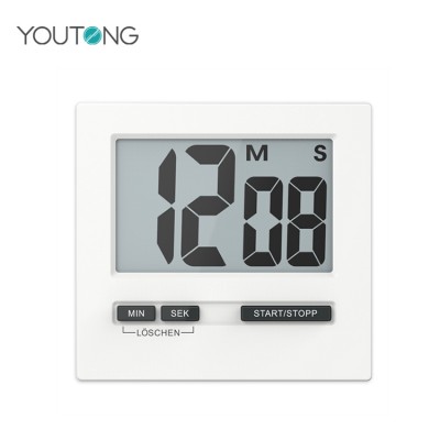 Battery Operated Digital Kitchen Timer With Count Down Alarm Function