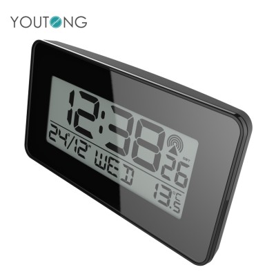 Wholesales Factory  High Quality Hot selling RCC DCF Wall Clock Alarm Clock Temperature